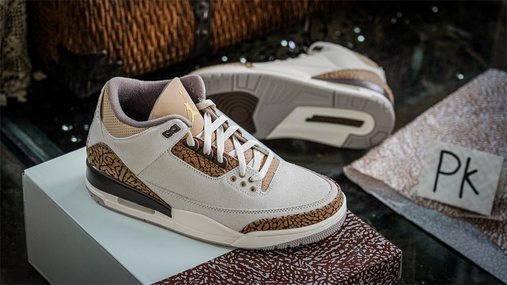 PK GOD Jordan 3 Retro Palomino RETAIL MATERIALS READY TO SHIP